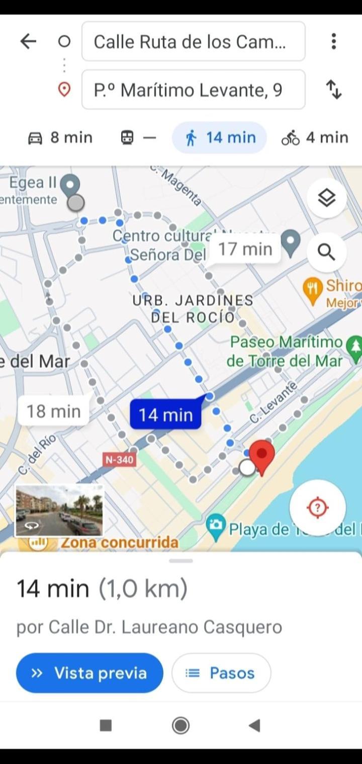 Fastastico Apto Torre Del Mar Parking Wi-Fi Bagian luar foto